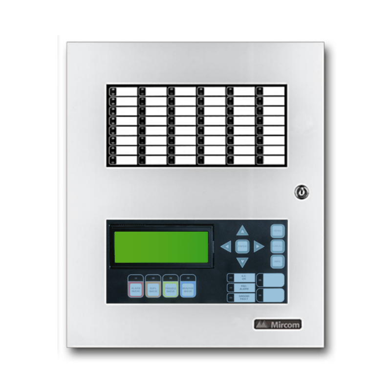Semi-Flush Backbox for Series 1000 Annunciators, Black Door – BB-1002DB