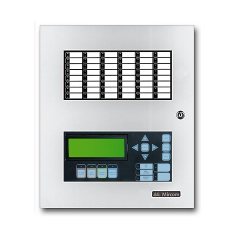 Semi-Flush Backbox for Series 1000 Annunciators, Black Door – BB-1002DB