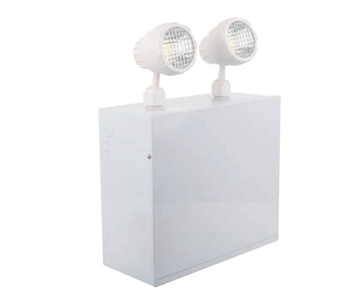 Emergency Battery Backup Unit - Steel - With 2x6W Built-in LED Heads EL-7063S6
