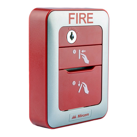 Dual Action Pull Station c/w Key Reset & Terminal Connection MPS-810