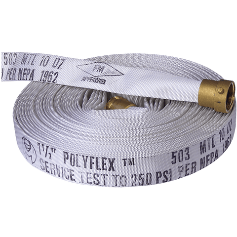 RH-75 75 ft Rack Fire Hose with Brass Coupling – FM & ULC Listed