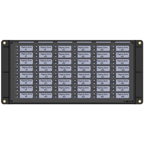 Zoned Paging/Firefighter's Telephone Selector Panel with 48 Zone Selector Switches – QAZT-5348DS