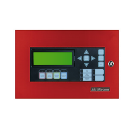 Semi-Flush Backbox for Series 1000 Annunciators, Red Door – BB-1001DR