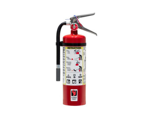 D5AW340 5 lb Class 3A:40BC Fire Extinguisher with Wall Mount – UL/ULC Listed