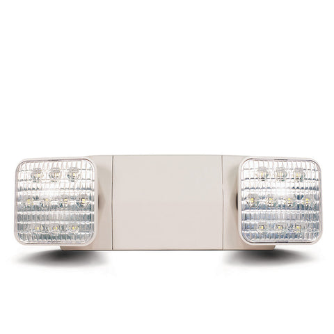LED Emergency Light Large 2x3W Built-in Heads - Thermoplastic EL-7006-6W