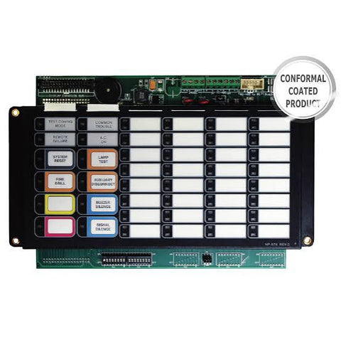 Conformal Coated Main Annunciator Chassis with 32 Bi-Colored LEDs – RAM-1032TZDS-CC